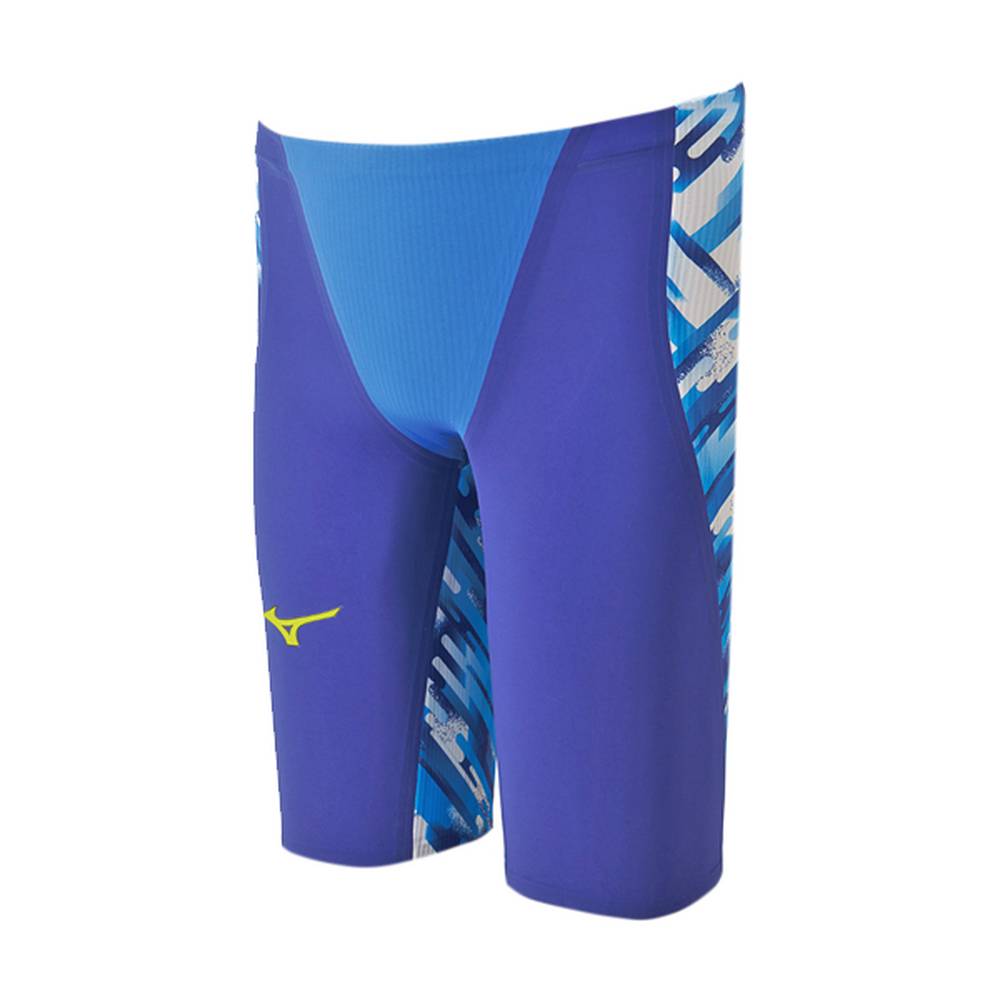 Roupa De Banho Mizuno GX-Sonic III ST Jammer - Homem - Azul Marinho/Branco - WRJZH8041